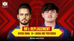Rajasthan Royals Pick Lhuan-dre Pretorius for Injured Nitish Rana
